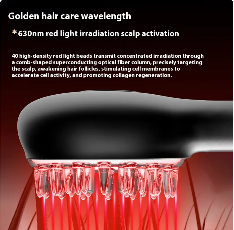 red light scalp massager