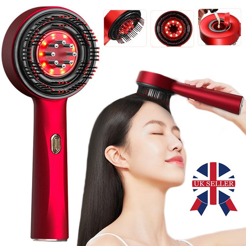 Electric Scalp Massage Comb Hair Growth Red Light Therapy